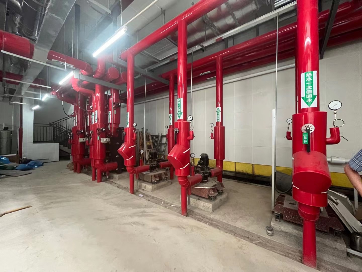 Benefits and enhance of a water system into an HVAC system
